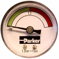 Wskaźnik ciśnieniowy, zanieczyszczenia filtrów hydraulicznych, seria FMU (FMUG2EBPG02L) - Parker