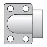 Flansza hydrauliczna i komponenty 4-śrubowa (12G5EQ2BSXK) - Parker