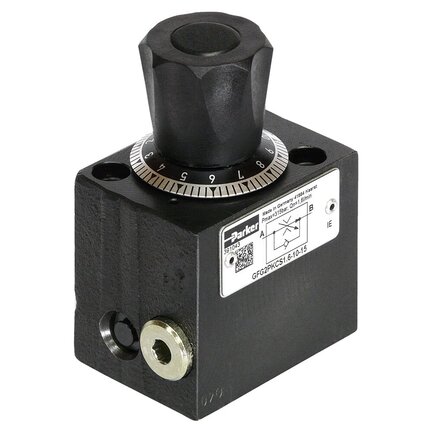 Regulator przepływu, hydrauliczny, 2-drogowy, seria GFG (GFG2PKC3.2-10) - Parker