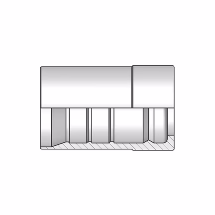 Końcówka do przewodów hydraulicznych typu No-Skive ParLock, seria V5 (100V5-6) - Parker