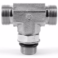 Złącze hydrauliczne Ermeto DIN z przeciwnakrętką (TEE08LMOMDCF) - Parker
