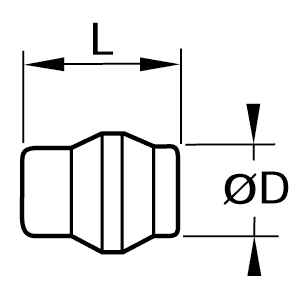 Zaślepka 10 mm (0126 10 00) - Legris