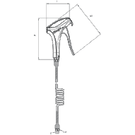 Pistolet pneumatyczny R1/4 (0631 00 07) - Legris