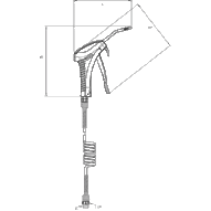 Pistolet pneumatyczny R1/4 (0631 00 09) - Legris