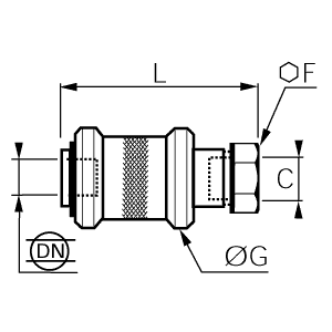 Zawór suwakowy 3/2 M5x0,8 (0669 02 19) - Legris