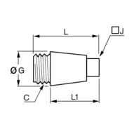 Tłumik hałasu G1/4 (0670 00 13) - Legris