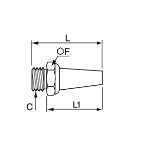 Tłumik hałasu G1/4 (0675 00 13) - Legris