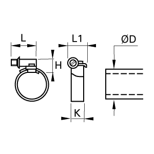 Opaska 12-22 mm (0697 00 03) - Legris