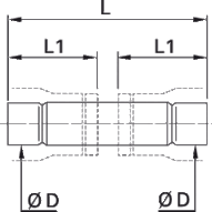 Wtyk prosty 4 mm (3620 04 00) - Legris