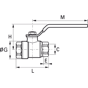 Zawór kulowy stal nierdzewna G3/8 (4810 10 17) - Legris
