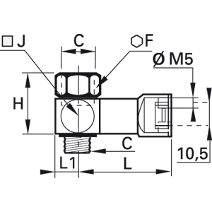 Czujnik pneumatyczny G1/4 (7818 19 13) - Legris