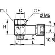 Czujnik pneumatyczny G1/4 (7818 19 13) - Legris