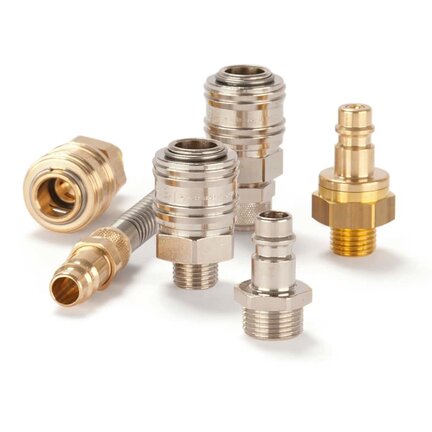 Szybkozłącze żeńskie DN7,2 ze sprężyną na przewód śr. 8x10 mm (26KBKK10MPX) - Rectus