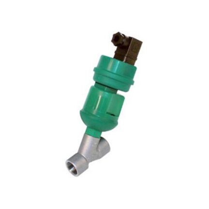 Zawór z napędem 2/2 G3/4, 24V DC 2/2, stal nierdzewna, PN16, DN20, wlot medium pod dysk (E290C54V0KA00UA), seria 290 - ASCO