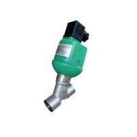 Zawór skośny proporcjonalny 2/2 G3/8, 24V DC, stal nierdzewna 316L, FPM, PN16, DN10, 0 - 10V (E290CP2V0X00VV1), seria 290 - ASCO