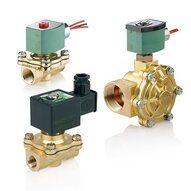 Elektrozawór z pilotem 2/2 NC 1-1/2", DN40, mosiądz, NBR, 11.2W, klasa cewki F, ATEX (EMXE210D022.24/DC.22471) - ASCO