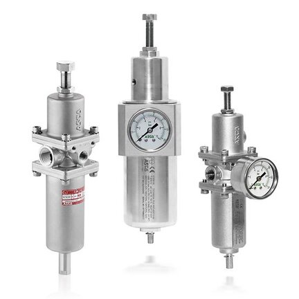 Filtro-reduktor NPT 1/4, filtracja 25um, ATEX Strefa 1/21 (342A8401LTMB), seria 342 - ASCO