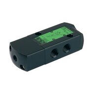 Elektrozawór 5/2 1/4", DN8, NPT (ANSI 1.20.3) bez ster. ręcznego, bistabilny, stal nierdzewna, VMQ+PUR, 1.8W, klasa cewki F (NF8551A322.48/DC) - ASCO