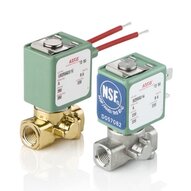Elektrozawór 2/2 NC G1/8, DN2.4, mosiądz, FPM, wtyczka IP65 (SCG256B004V.230/50-60) - ASCO