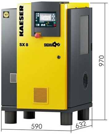 Kompresor śrubowy SX 15bar, 3,0kW - Kaeser