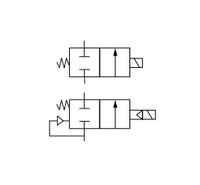 Elektrozawór 2/2, NC, G 3/8, 110VAC, ze stali nierdzewnej (AISI316 + Viton)