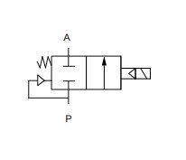 Elektrozawór wysokociśnieniowy 2/2, NC, G 1" 12VDC, Teflon