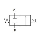 Elektrozawór bezpośredniego działania 2/2, NC, G 1" 24VDC