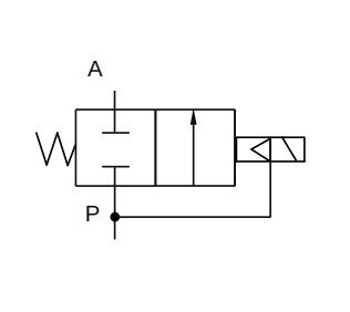 Elektrozawór odcinający do pary 2/2, NC, G 3/4 24VDC