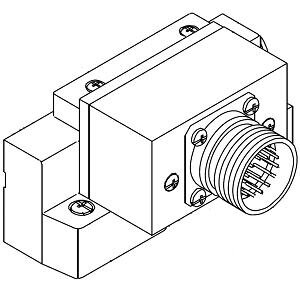 Płyta końcowa (SV1000-51D-38AS-C8) - SMC