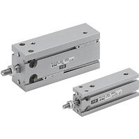 Siłownik pneumatyczny, wolnostojący, średnica 10 mm, skok 10 mm, długotrwała żywotność (CDU10-10D-XB24) - SMC