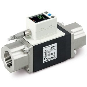 Czujnik przepływu wody cyfrowy, IP65, złącza zaciskowe, seria PF3W7 (PF3W720-04-L2TN-MZ) - SMC