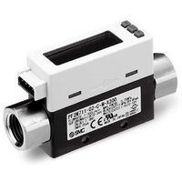 Czujnik przepływu cyfrowy, zintegrowany wyświetlacz (PF2M721-02-F-X300) - SMC