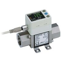 Czujnik przepływu wody cyfrowy, złącza zaciskowe, 0,5-40 l/min, IP65, seria PF3W7 (PF3W704-F03-ETN-M) - SMC