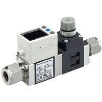 Czujnik przepływu wody cyfrowy, 0,5-40 l/min, IP6, złącza zaciskowe, seria PF3W7 (PF3W704S-03-F-M-X365) - SMC