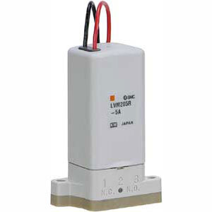 Elektrozawór 3/2, do chemikaliów, seria LVM20/200 (LVM205RY-5A-Q) - SMC