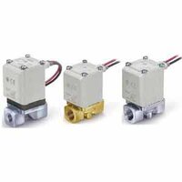 Elektrozawór 2/2, sterowany bezpośrednio, Rc3/8, do wody, seria VX2 (VX222EC) - SMC