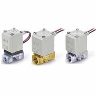Elektrozawór 2/2, sterowany bezpośrednio, do oleju, Rc1/4, 24V DC (VX213FAXNB) - SMC
