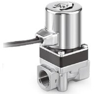 Elektrozawór 2/2, sterowany bezpośrednio, 1/8" do 3/8", seria JSX (JSX22-SE502F-5WN-B) - SMC