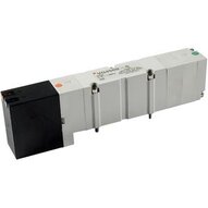 Elektrozawór 5/3, plug-in, montaż płytowy, seria VQ4000 (VQ4500R-51-Q) - SMC
