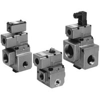 Elektrozawór 3/2, duży rozmiar, uszczelnienie gumowe, normalnie zamknięty, gwint G1 1/4 (VP3165-125DZA-F-Q) - SMC