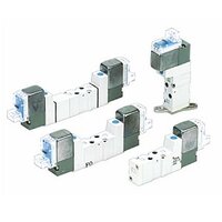 Elektrozawór 5/2, do montażu płytowego i w korpusie, seria SYJ3000 (SYJ3120-6G-M3-Q) - SMC