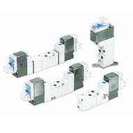 Elektrozawór 5/2, do montażu płytowego i w korpusie, seria SYJ3000 (SYJ3120-5G-M3-Q) - SMC
