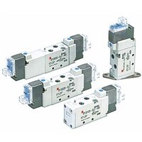 Elektrozawór 5/2, pojedyncza cewka, 220V AC (SYJ5123-4DO-M5-Q) - SMC
