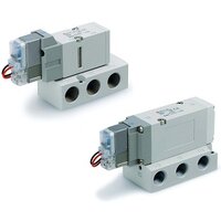 Elektrozawór 5/2, pojedyncza cewka, 24VDC (VF5144K-5YO1) - SMC