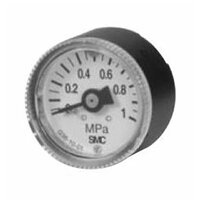 Manometr, 0-1,0 MPa, przyłącze R1/8 osiowe (G36-10-01) - SMC