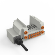Listwa rozdzielająca, SY3000 (SS5Y3-10L23-06DS-C6-NA) - SMC