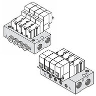 Podstawa kolektora dla SYJ314, wersja R (SS3YJ3-S42R-02-M5F-Q) - SMC