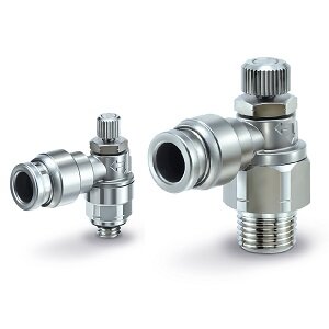 Reduktor prędkości, R1/4, średnica 6, 150°C (ASG2201-02-06S) - SMC