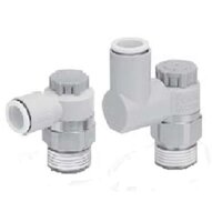 Reduktor prędkości wyjściowej, M5, średnica 4 mm (10-AS1201FG-M5-04A) - SMC