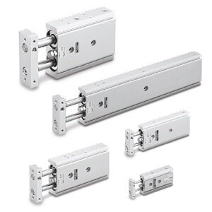 Siłownik pneumatyczny, podwójne tłoczysko, średnica 20 mm, skok 70 mm (CXS2M20-70-XB24) - SMC
